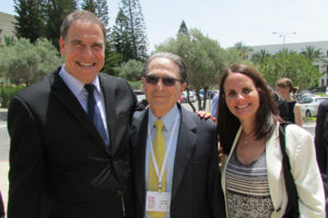 XIN Center signing ceremony Infinity Group Managing Partner Mr. Amir Gal-Or and keynote speaker Dr. Shelley Harrison, Coller Capital