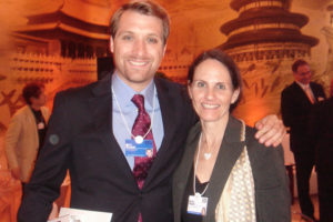 World Economic Forum In Tianjin, China at the World Economic Forum’s Summer Davos with "Mark", the event coordinator.